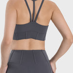 Millennia Square Neck Wide Strap Active Tank - All Mine Now Clothing