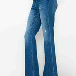 bytos Full Size High Rise Bootcut Jeans with Pockets - All Mine Now Clothing