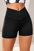 Wide Waistband Active Shorts with Pocket - All Mine Now Clothing