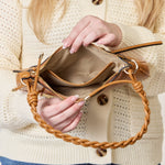 SHOMICO Braided Strap Shoulder Bag - All Mine Now Clothing