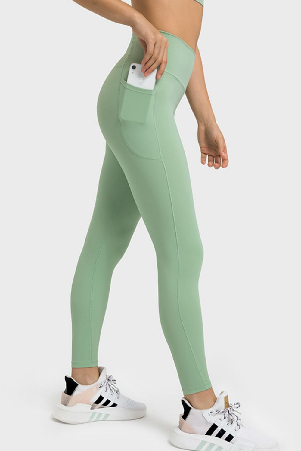 Millennia V-Waist Yoga Leggings with Pockets - All Mine Now Clothing