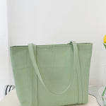 Textured PU Leather Handbag - All Mine Now Clothing