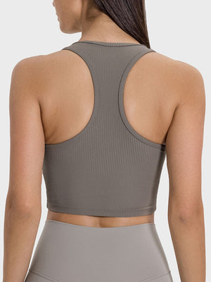 Millennia Scoop Neck Wide Strap Active Tank - All Mine Now Clothing