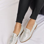 Forever Link Rhinestone Point Toe Loafers - All Mine Now Clothing