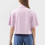 Millennia Half Button Short Sleeve Active T-Shirt - All Mine Now Clothing