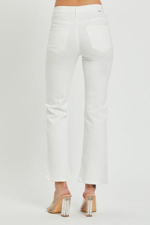 RISEN Full Size Mid Rise Jeans with Pockets - All Mine Now Clothing