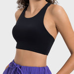 Millennia Cutout Round Neck Active Tank - All Mine Now Clothing