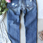 Pumpkin Distressed Straight Jeans Trendsi