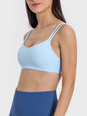 Millennia Scoop Neck Double Strap Active Cami - All Mine Now Clothing