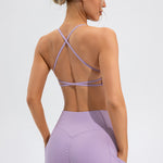 Crisscross Spaghetti Strap Active Cami - All Mine Now Clothing