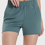 Millennia Elastic Waist Active Shorts - All Mine Now Clothing