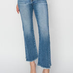 RISEN High Rise Slim Straight Jeans - All Mine Now Clothing