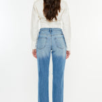 Kancan Distressed Frayed Hem Cropped Jeans - All Mine Now Clothing