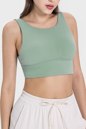 Millennia Backless Wide Strap Active Bra - All Mine Now Clothing