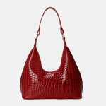 PU Leather Stone Texture Shoulder Bag - All Mine Now Clothing