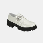 Forever Link Buckled Platform Lug Sole Loafers - All Mine Now Clothing