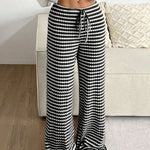 Tied Striped Wide Leg Pants - All Mine Now Clothing