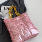 Bubble Texture Chain Handbag - All Mine Now Clothing