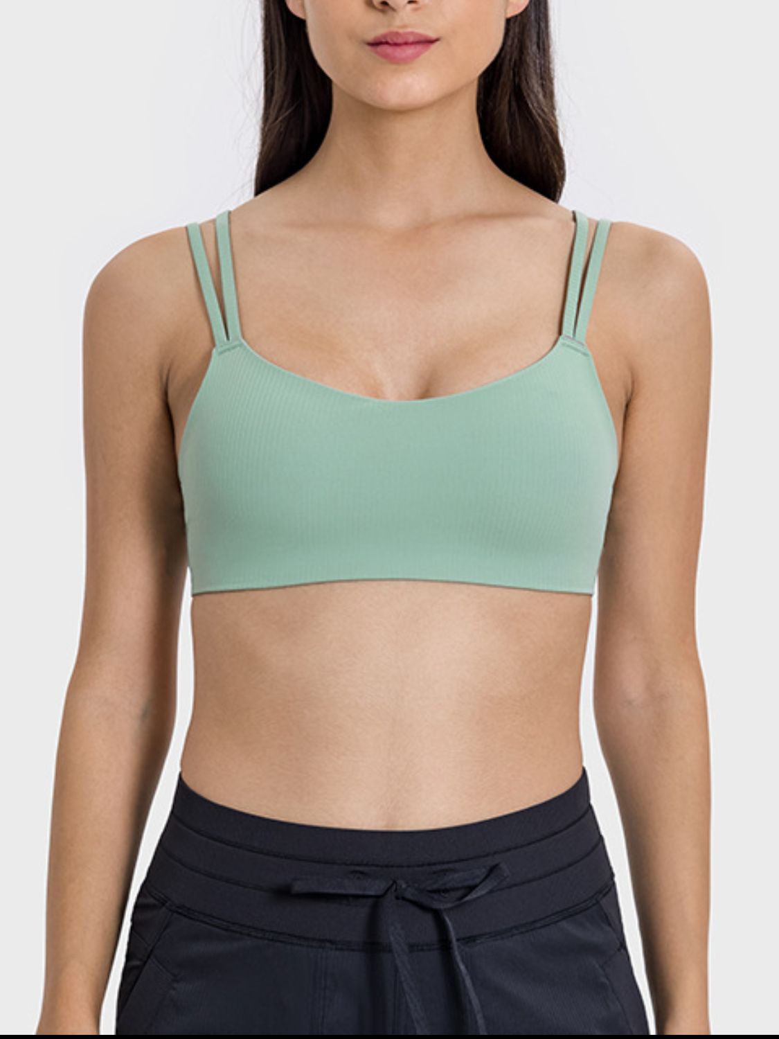 Millennia Scoop Neck Double Strap Active Cami - All Mine Now Clothing