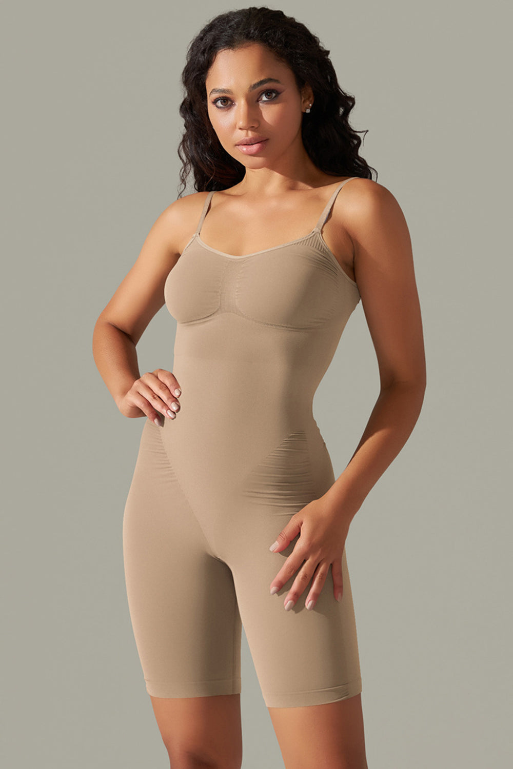 Spaghetti Strap Active Romper - All Mine Now Clothing