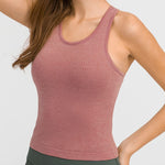 Millennia Round Neck Racerback Active Tank - All Mine Now Clothing