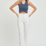 RISEN Full Size High Rise Tummy Control Straight Jeans Trendsi