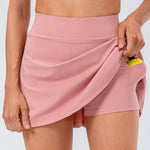 High Waist Pleated Active Skirt - All Mine Now Clothing