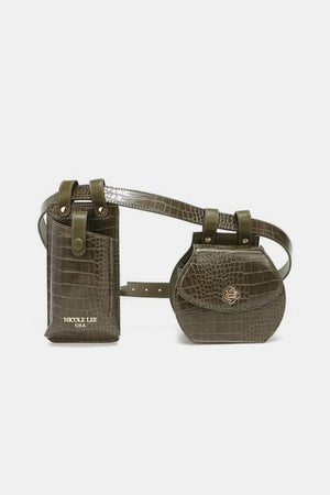 Nicole Lee USA 2 Piece Texture Belt Bag - All Mine Now Clothing