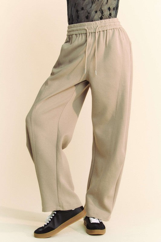 Davi & Dani Drawstring Wide Leg Sweatpants - All Mine Now Clothing