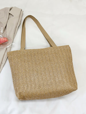 Straw Woven Tote Bag - All Mine Now Clothing