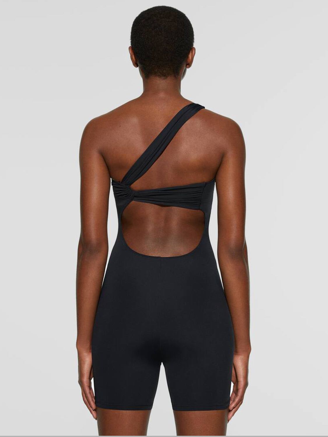 Single Shoulder Active Romper - All Mine Now Clothing