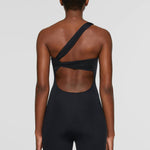 Single Shoulder Active Romper - All Mine Now Clothing