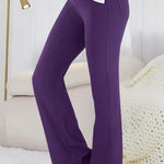 Pocketed High Waist Active Pants - All Mine Now Clothing