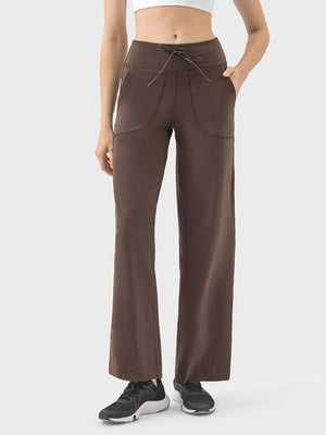 Millennia Drawstring Active Pants with Pockets - All Mine Now Clothing