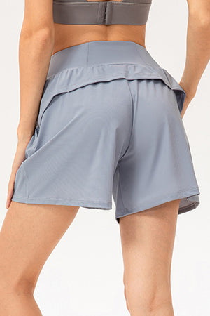 Pocketed Elastic Waist Active Shorts - All Mine Now Clothing