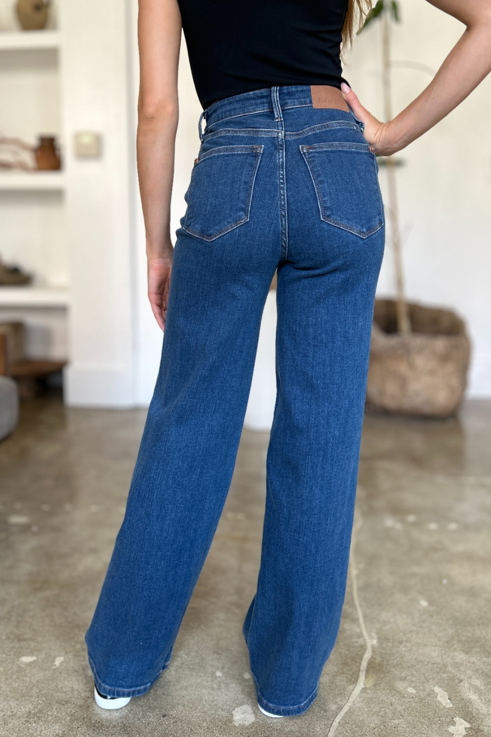 Judy Blue Full Size High Rise Straight Jeans - All Mine Now Clothing