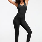 Crisscross Wide Strap Active Jumpsuit - All Mine Now Clothing