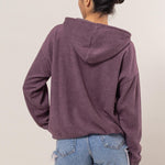 HYFVE Brushed Long Sleeve Hoodie with Kangaroo Pocket - All Mine Now Clothing