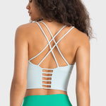 Millennia Crisscross Back Ladder Detail Sports Bra - All Mine Now Clothing