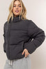 HYFVE Quilted Back Drawstring Puffer Jacket - All Mine Now Clothing