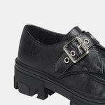 Forever Link Buckled Platform Lug Sole Loafers - All Mine Now Clothing