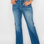 bytos Full Size Distressed High Rise Jeans with Pockets - All Mine Now Clothing