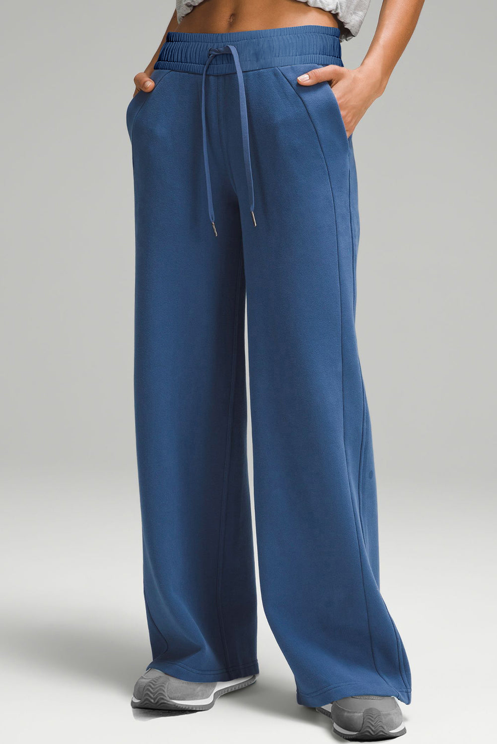 Drawstring Wide Leg Active Pants - All Mine Now Clothing