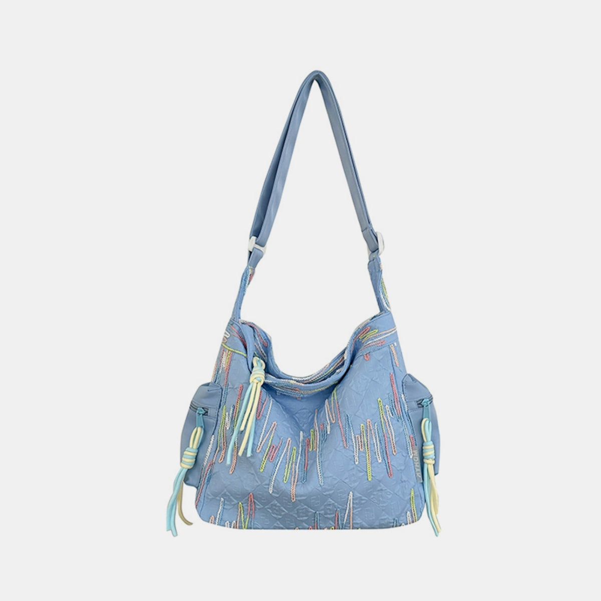 Contrast Texture Shoulder Bag - All Mine Now Clothing