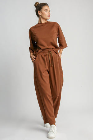 Umgee Full Size Drawstring Wide Leg Pants with Pockets - All Mine Now Clothing