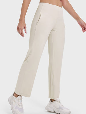 Millennia Pocketed High Waist Active Pants - All Mine Now Clothing