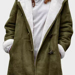 Full Size Pocketed Long Sleeve Hooded Toggle Jacket - All Mine Now Clothing