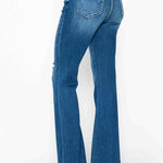 bytos Full Size High Rise Bootcut Jeans with Pockets - All Mine Now Clothing