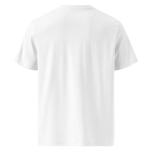 Back view of a men's eco-friendly high quality cotton t-shirt, ideal in style for men's graphic tees no limits.