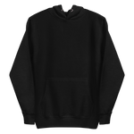 Men's DeeBow Hoodie For Men in stylish black with a front pocket and adjustable drawstring hood